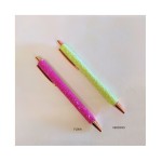Penna a sfera con glitter.ASS.5 H14CM