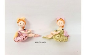 Ballerina resina con magnete. Ass 2. CM 5