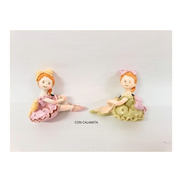 Ballerina resina con magnete. Ass 2. CM 5