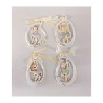 Appendino ballerina in resina con nastro. Ass 4. CM 8