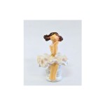 Ballerina resina mignon su macaron. CM 4.5