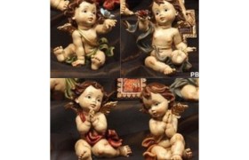 Angeli in resina ass. 4 h. 9