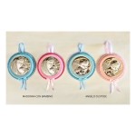 Capoculla carillon in argento con coccarda. Diam. 12
