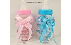 Biberon salvadanaio H 40CM + 30 biberon piccoli