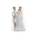 Cake topper coppia nozze gay. H 17
