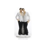 Cake topper coppia nozze gay. H 19